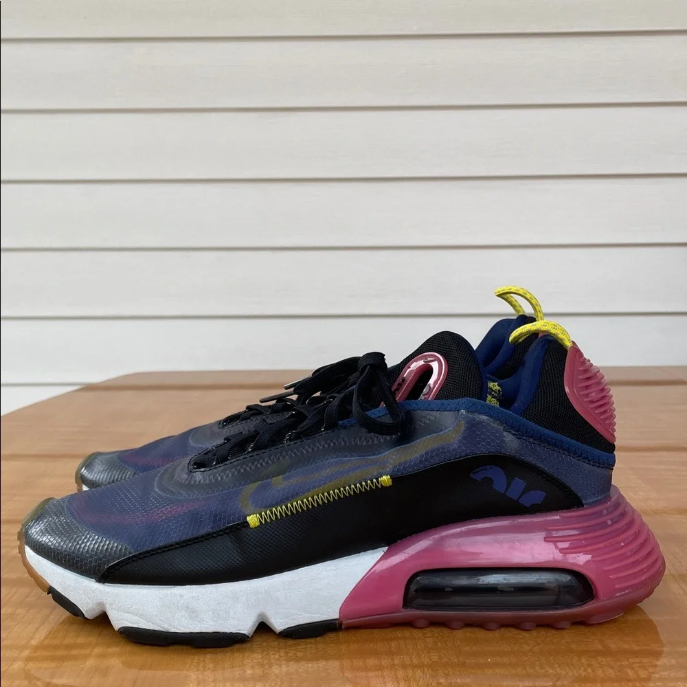 Nike Air Max 2090 Women’s Blue Void Active Fuchsia Sneakers Size 11.5 Running - Picture 3 of 13